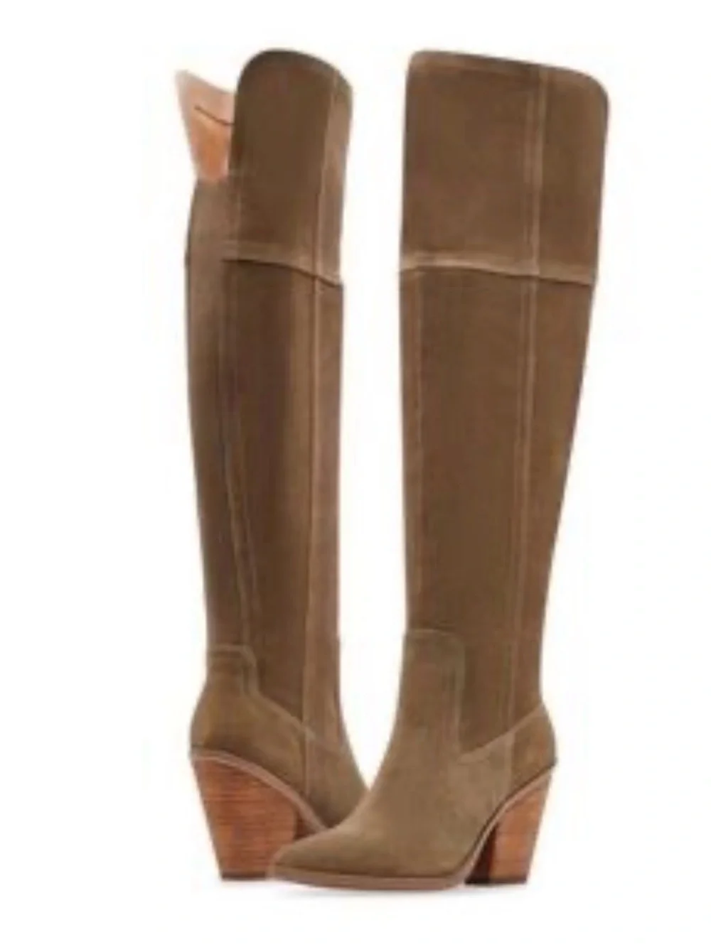 Blondo Windie Waterproof Tan boots over the knee suede boots 7